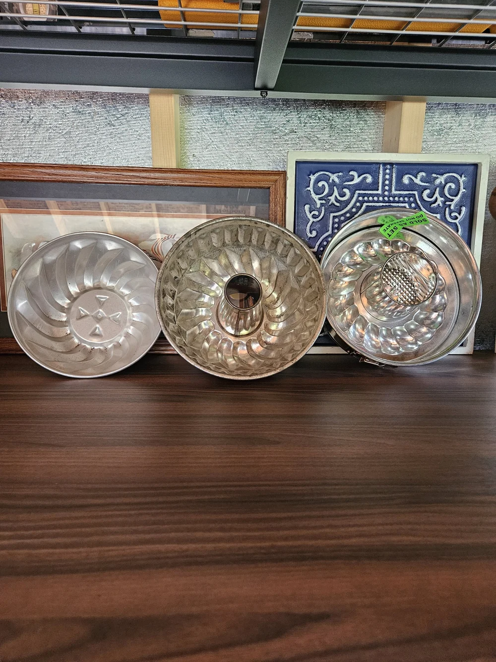 Silver Bundt and Tube Pan Set - Shiny Aluminum Bakeware